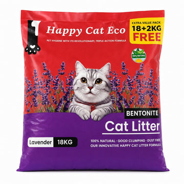 HAPPY CAT ECO- LAVENDER 20 KG