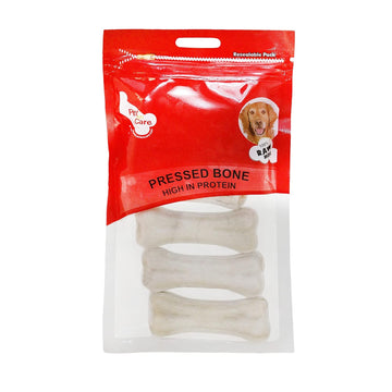PetEnCare Red 5in Pressed Bone 4pc