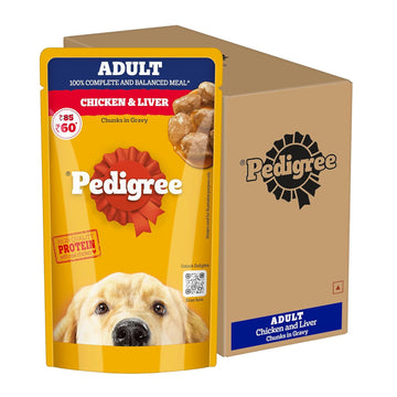 Pedigree Adult Gravy Chicken n Liver 130g