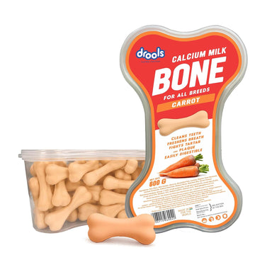 DROOLS CALCIUM MILK &CARROT BONE JAR 600GM