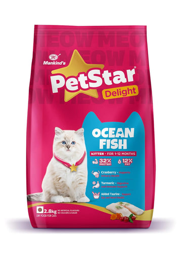 Petstar Kitten Cat Ocean Fish 2.8Kg Dry