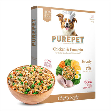 PurePet Chicken & Pumpkin Biryani Fresh Dog Food 300gm