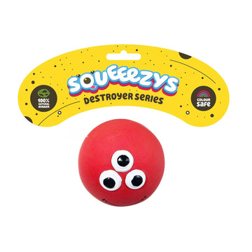 Squeeezys Latex Monster Ball Red