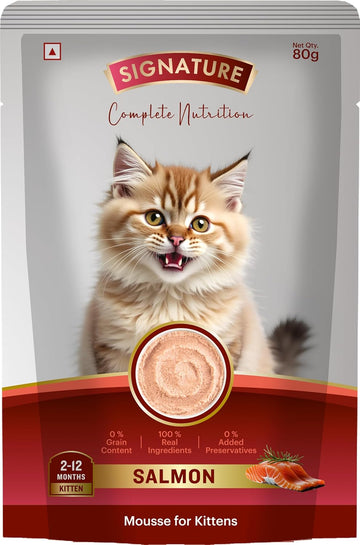 Signature Salmon Mousse Kitten 80gm (5+1)Pc