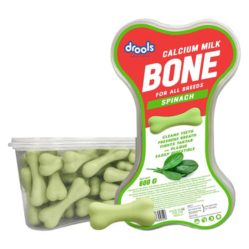 DROOLS CALCIUM MILK & SPINACH BONE JAR 600GM