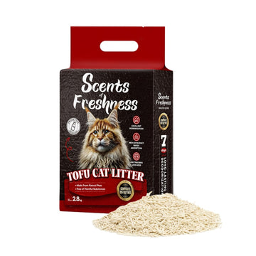 Tofu Cat Litter Scents Of Freshness Scent Red 2.8kg