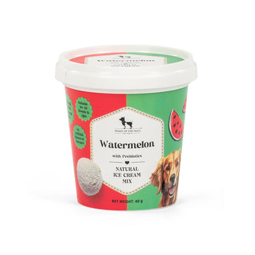 HUFT Watermelon With Prebiotics Natural Ice Cream Mix Dog Treats 40gm