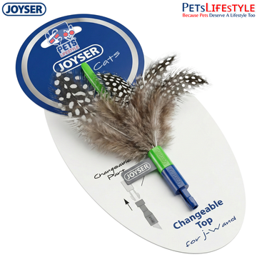 Joyser Cat Spare Feather Top For Wand Teaser Green