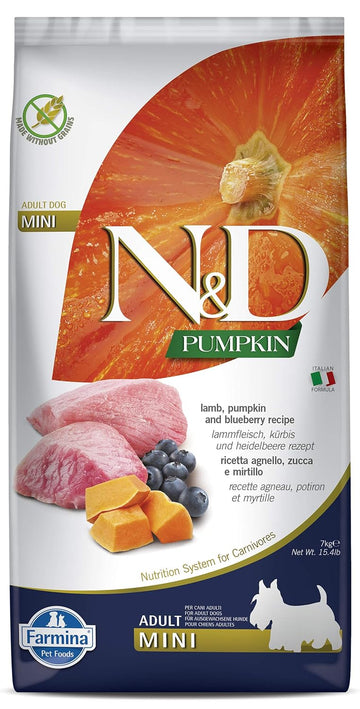 N&D Pumpkin (GF) Lamb & Blueberry Adult Mini Breed 7kg