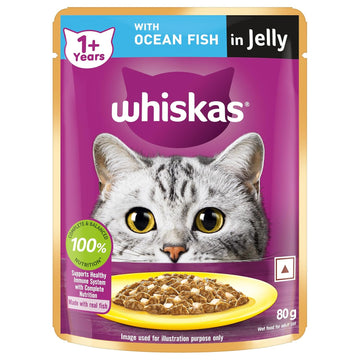 Whiskas Ocean Fish In Jelly 80 gm
