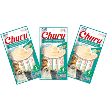 Inaba Churu Creamy Treats Chicken With Crab 56g