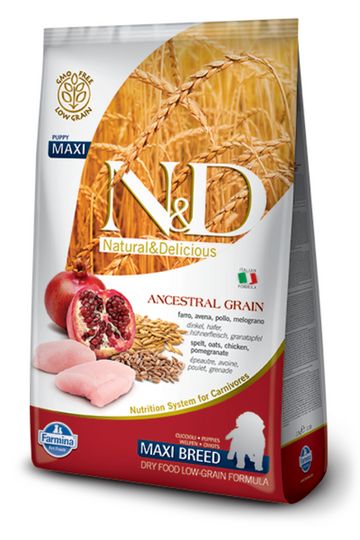 N&D Ancestral (LG) Chicken & Pomegranate Puppy Med-Maxi 2.5kg