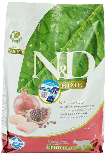 NnD Prime (GF) Chicken n Pomegranate Neutered Cat Dry Food Adult 5kg