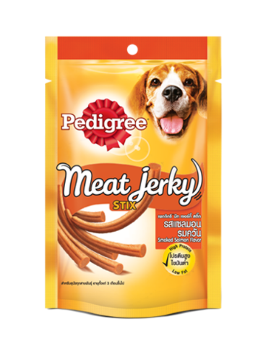 Pedigree Meat Jerky Stix Smoked Salmon 60g