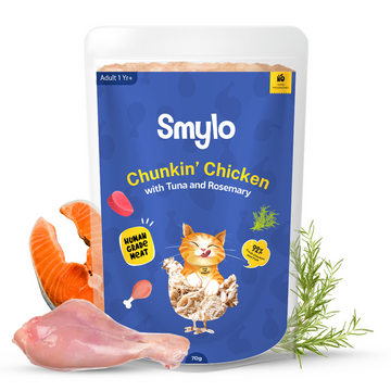 Smylo Adult Cat Chunkin's Chicken With Tuna & Rosemary 70g