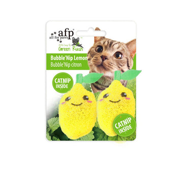 All For Paws Bubble Nip lemon Cat Toy