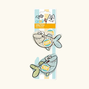 All For Paws Cobia Fish Pack Of 2 Cat Toy