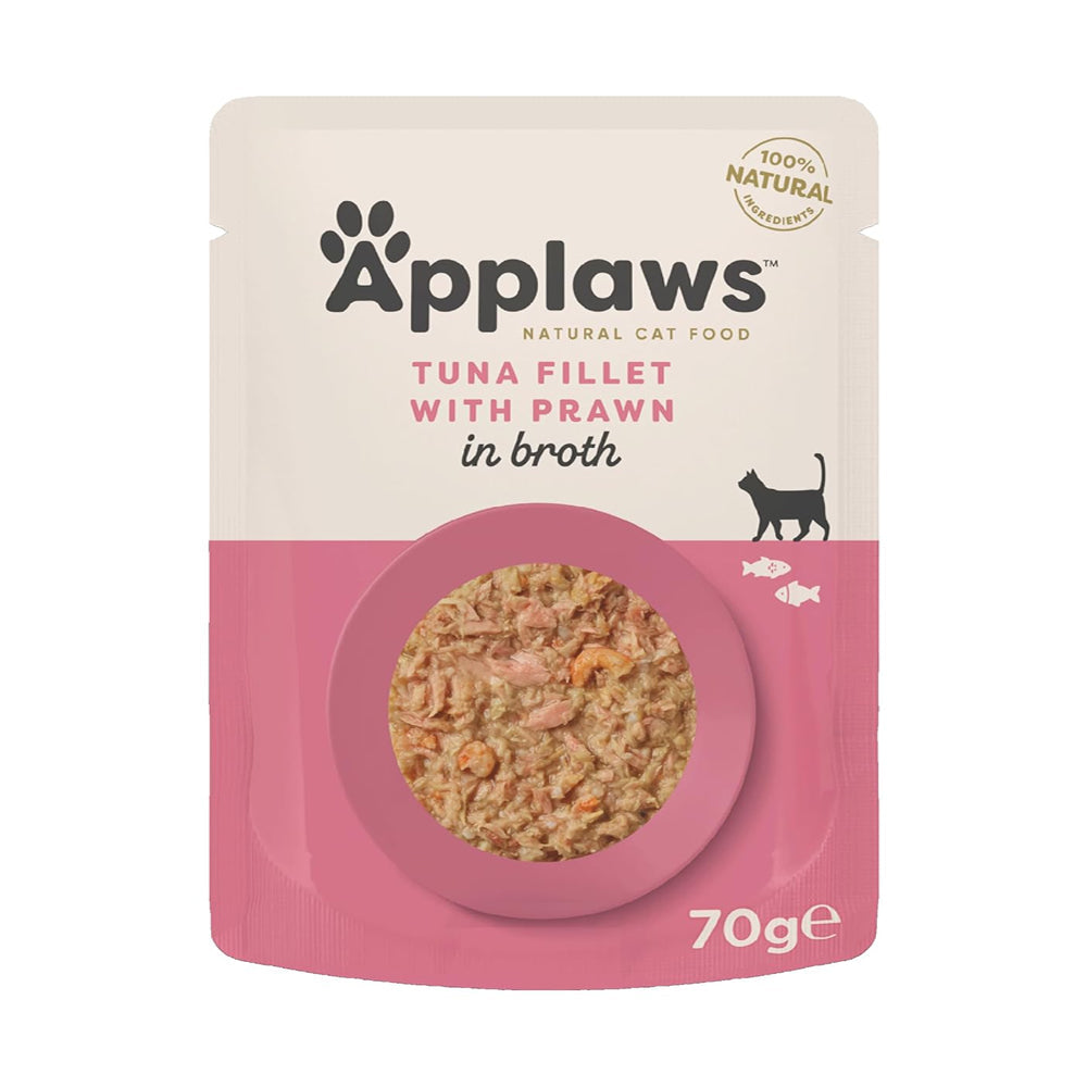 Applaws Cat Pouches - Tuna Fillet With Pacific Prawns 70g