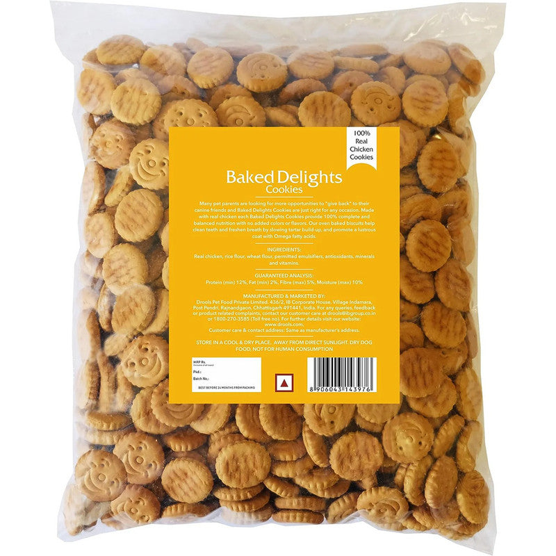 Baked 1 Delights Cookies Chicken Flavour 800g