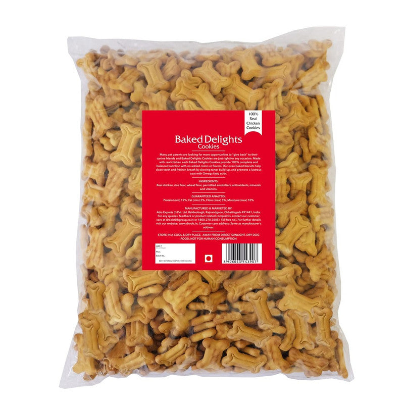 Baked 2 Delights Cookies Chicken Flavour 800g