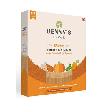 Benny's Bowl Chicken and Pumpkin Wet Dog Food for Adult and Puppy