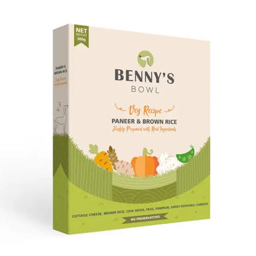 Benny's Bowl Paneer and Brown Rice Wet Dog Food for Adult and Puppy