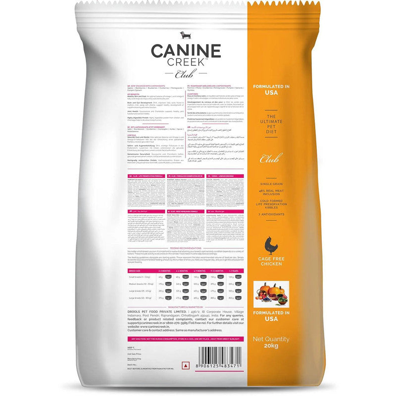 Canine Creek Club 20Kg