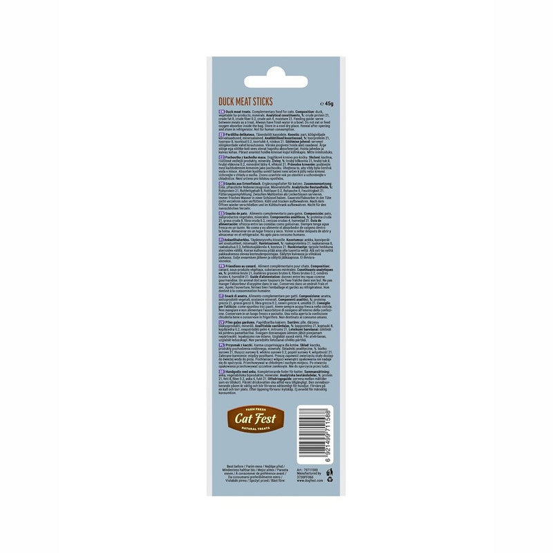 Cat Fest Duck Meat Sticks 45g