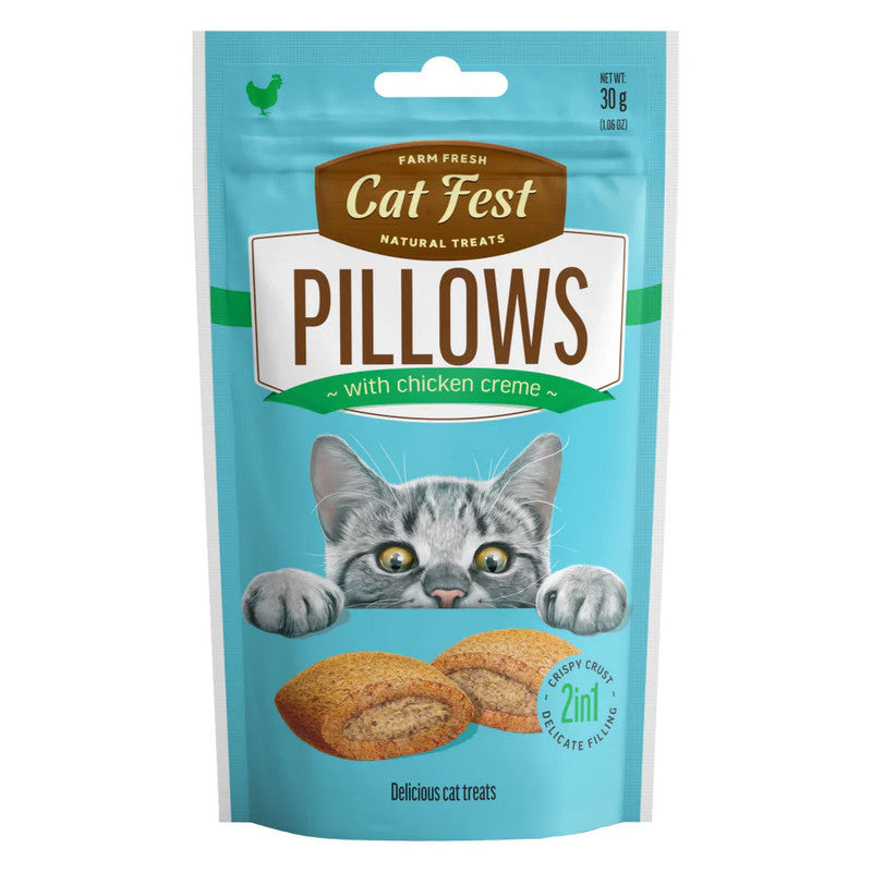 Cat Fest Pillows With Chicken Cream 30g