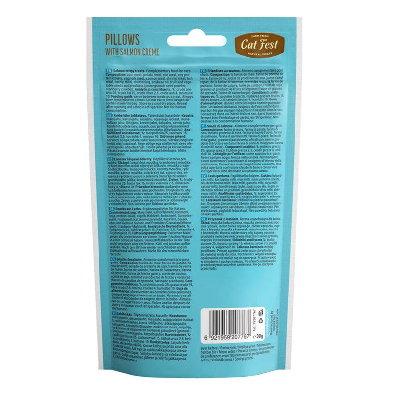 Cat Fest Pillows With Salmon Cream 30g