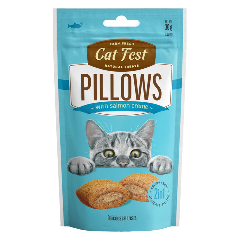 Cat Fest Pillows With Salmon Cream 30g