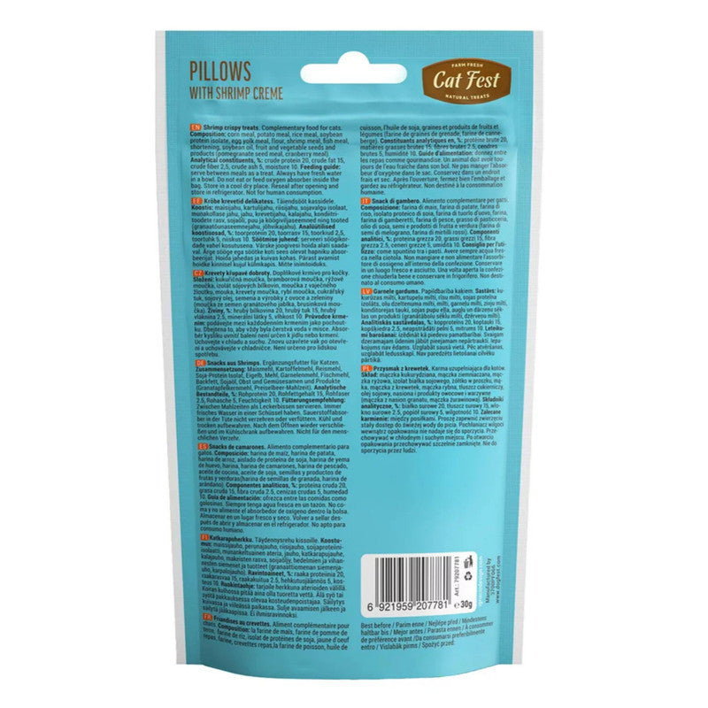 Cat Fest Pillows With Shrimp Cream 30g