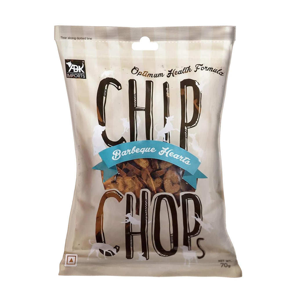 Chip Chops Barbeque Hearts 70g