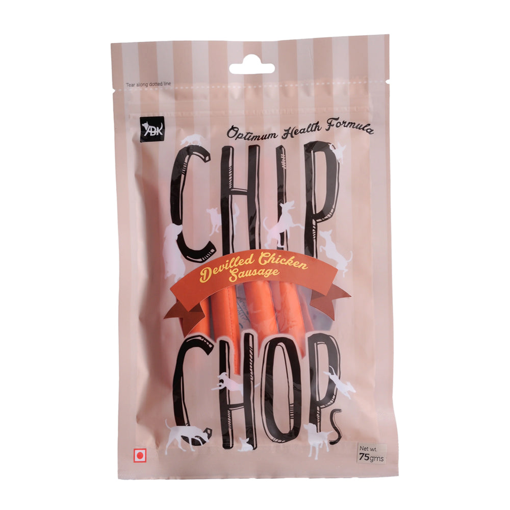 Chip Chops Chicken Sausage Devilled 70g