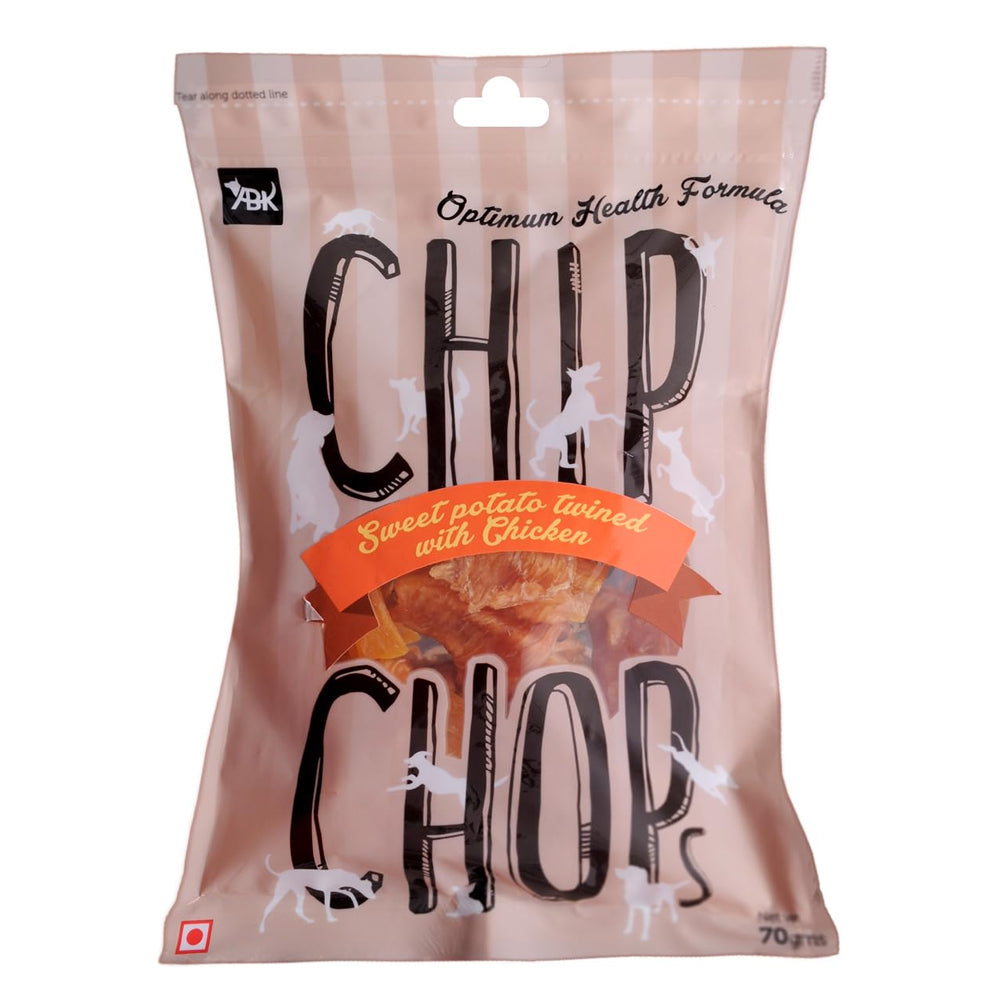 Chip Chops Sweet Potato & Chicken Dog Treats 70g