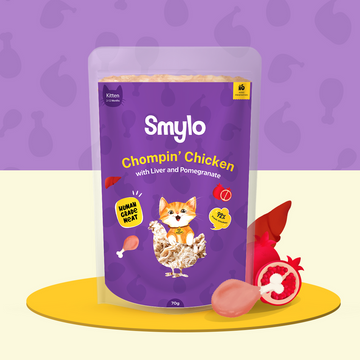 Smylo Kitten Chompin Chicken With Liver &Pomegranate 70g