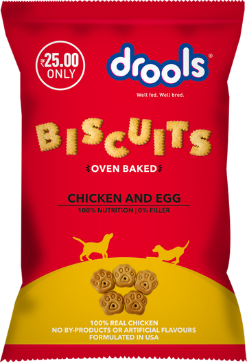 Drools Adult Chicken and Egg Baked Biscuit 50gm