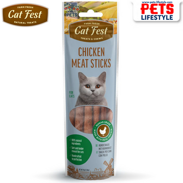 CAT FEST CHICKEN MEAT STICKS 45G
