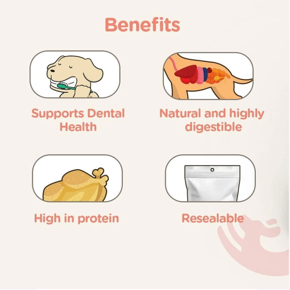Dogaholic Chicken Bacon -Smoked Flavor 130g