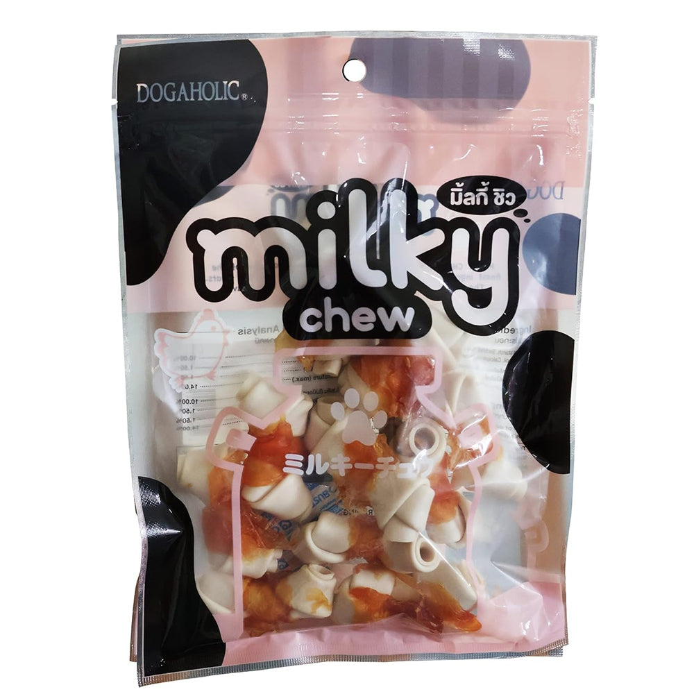 Dogaholic Milky Chew Knots with Chicken 120g