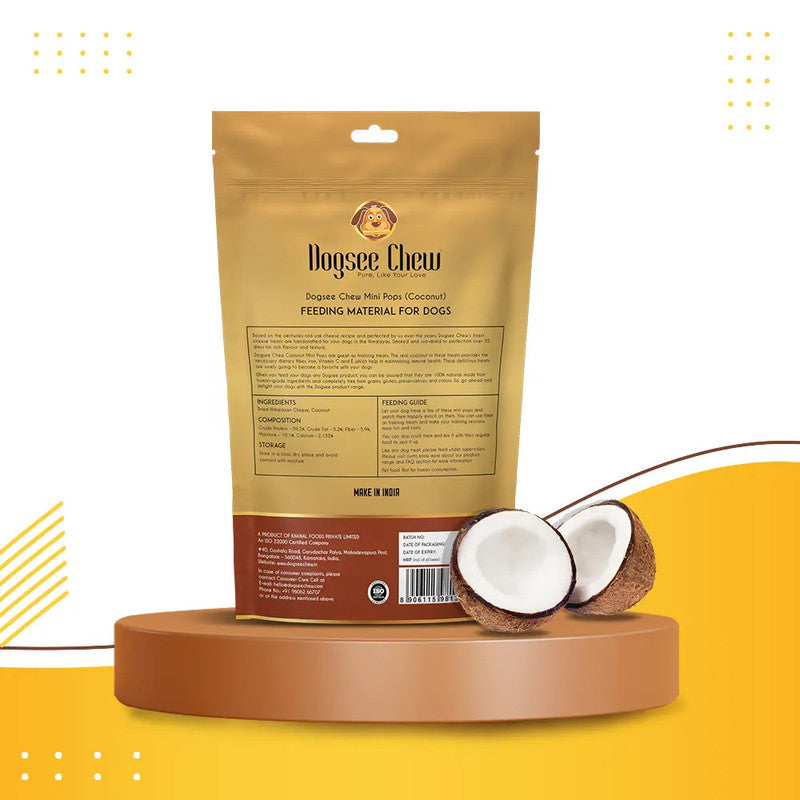 Dogsee Chew Mini Pops Coconut 70g