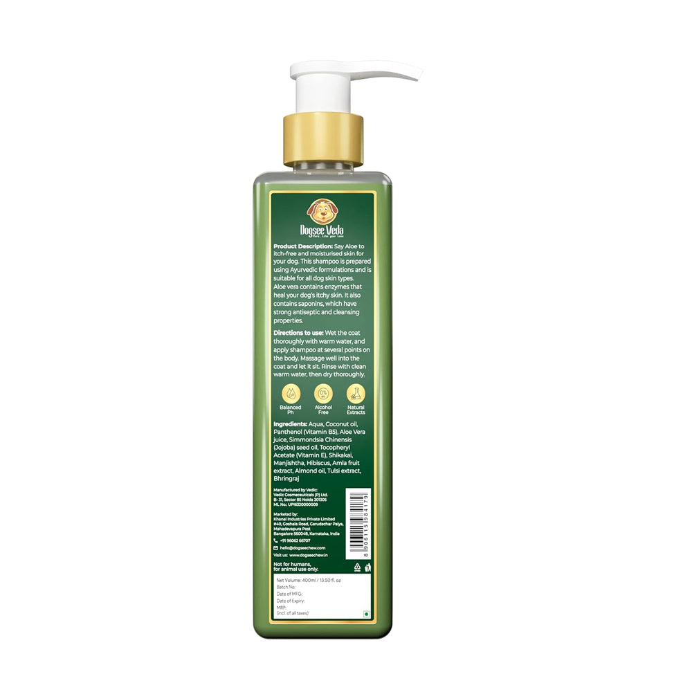 Dogsee Veda Aloevera Itch relief Shampoo