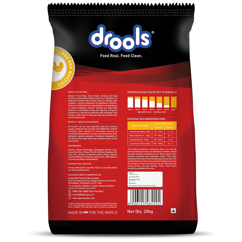 Drools Adult Chicken And Egg 400g