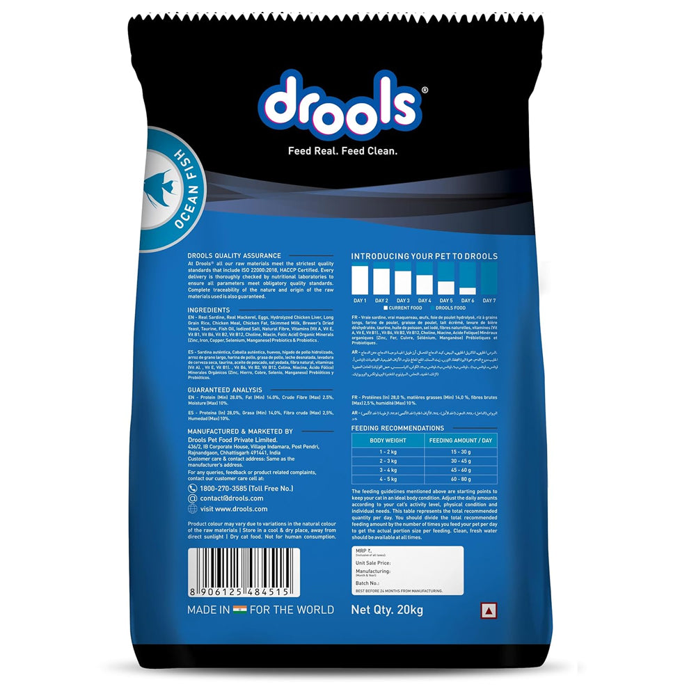 Drools Cat Ocean Fish 20kg