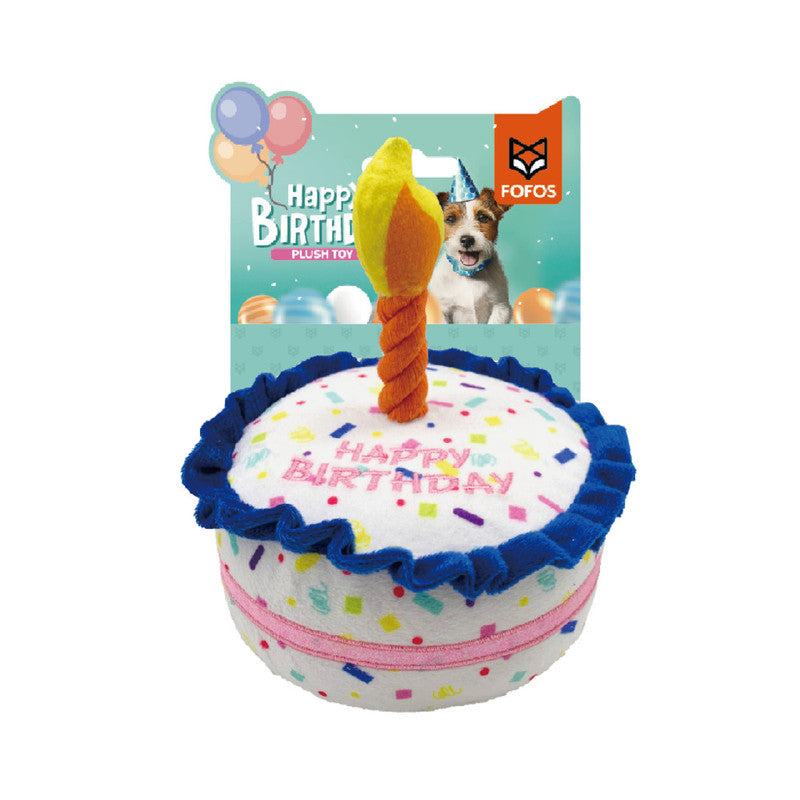 Fofos Birthday Cake Dog Plush Toy