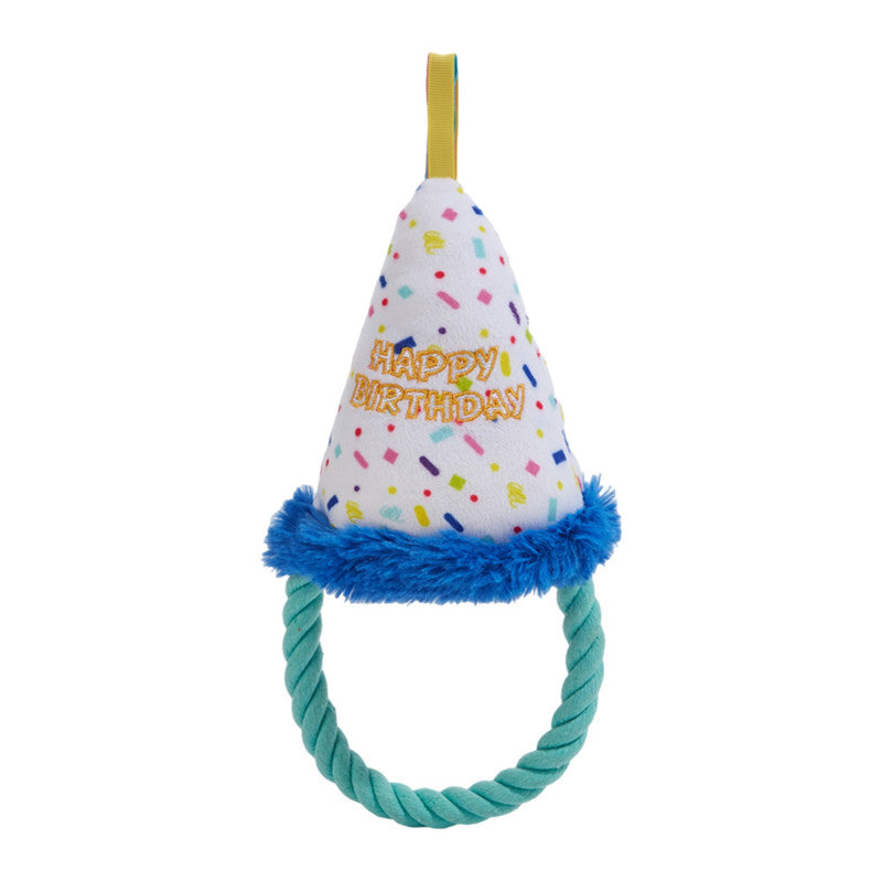 Fofos Birthday Hat Dog Plush Toy