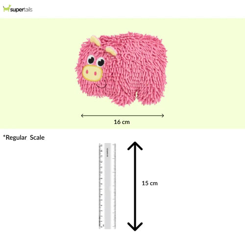 Fofos Tough Dog Toy Pig
