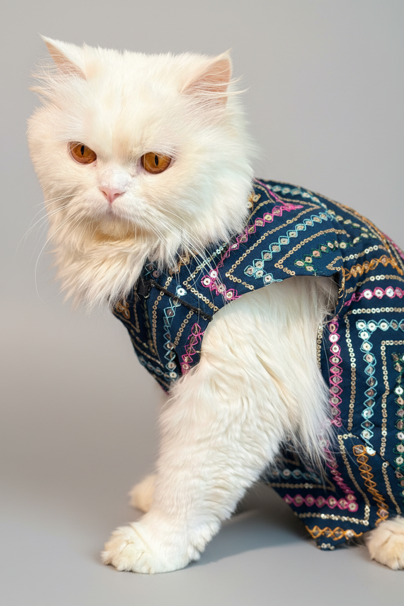 Festive Sherwani -Traditional Ethnic Outfit - Blue