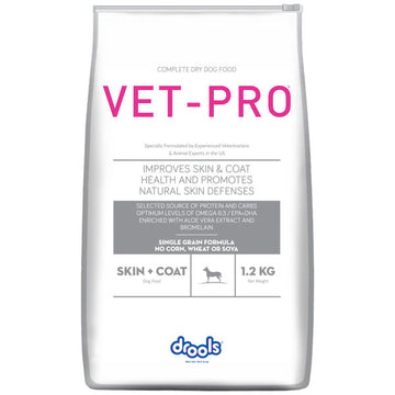 Drools Vet Pro Skin n Coat Dog 100g