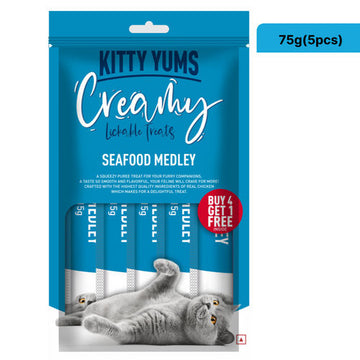 Kitty Yums Creamy Treats Seafood 360g